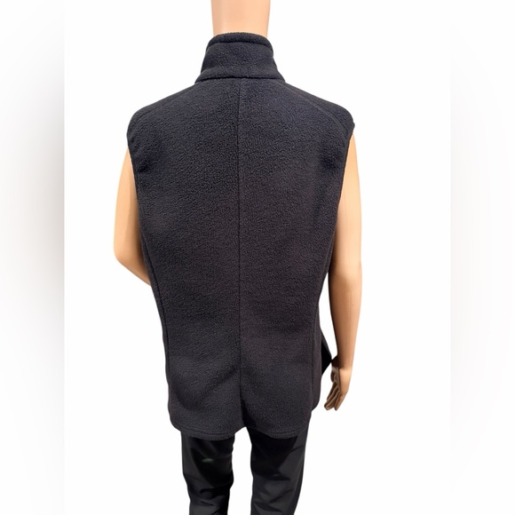 Patagonia Synchilla Vest Womens Black Fleece Full Zip outdoor classic Size XL - Picture 4 of 13